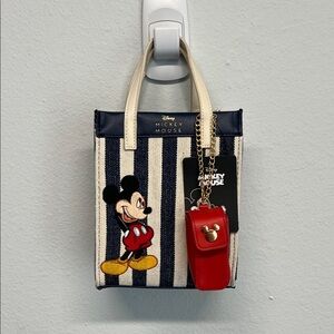 Disney | Mickey Mouse Mini Tote w/ Crossbody & Lip/Chapstick Holder
